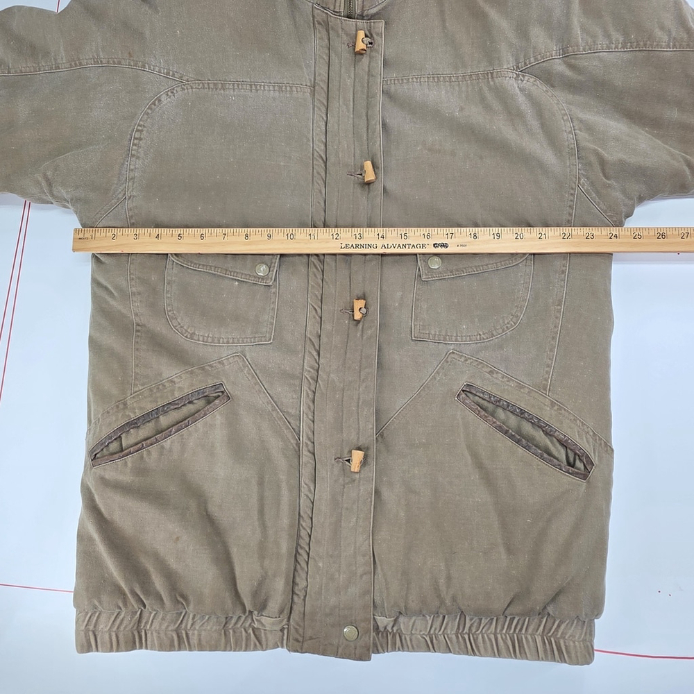 Americana Workwear Andy Johns Sherpa Lined Field Jacket Men M tan Ranch Coat - Picture 11 of 13